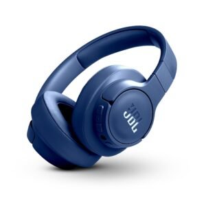JBL Tune 770NC Wireless Over Ear Headphones with Adaptive Noise Cancellation, Upto 70H Battery, Smart Ambient, Speed Charge, Customized EQ, Google Fast Pair, Multipoint Connect, BT 5.3 - Blue